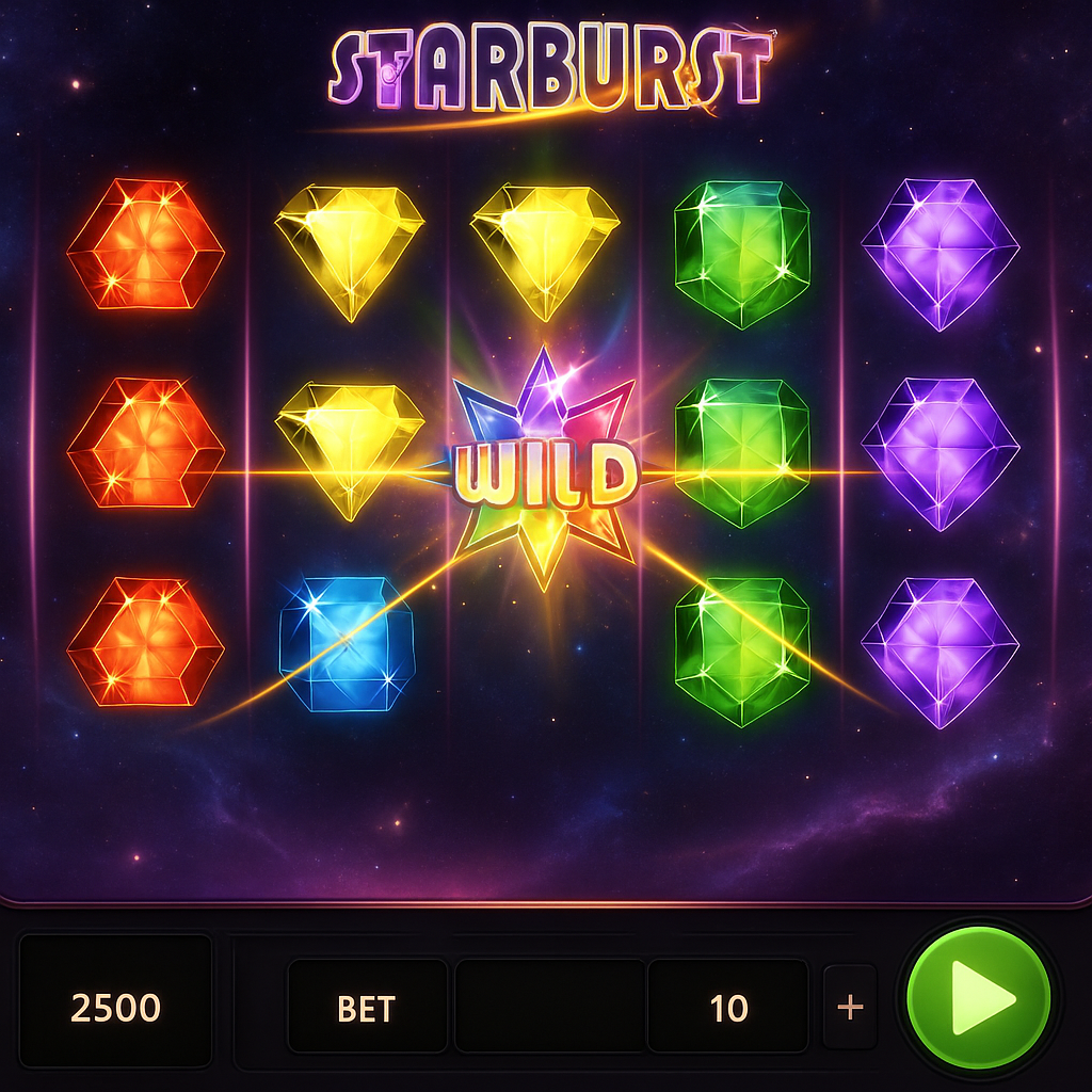 BankOnBet - Starburst Slot Game - Free Spins